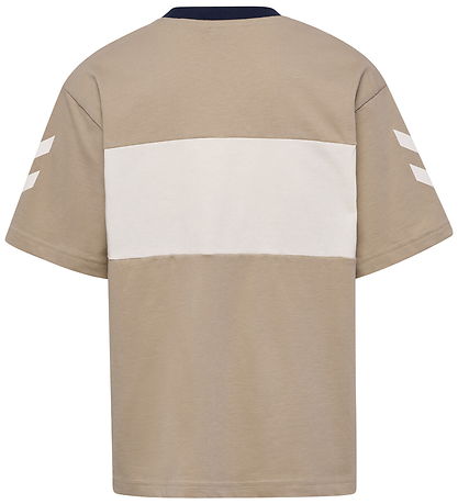 Hummel T-shirt - HmlRobin - Loose - Cobblestone