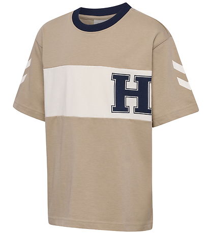 Hummel T-shirt - HmlRobin - Loose - Cobblestone