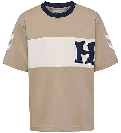 Hummel T-shirt - HmlRobin - Loose - Cobblestone