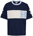 Hummel T-shirt - HmlRobin - Loose - Dress Blues