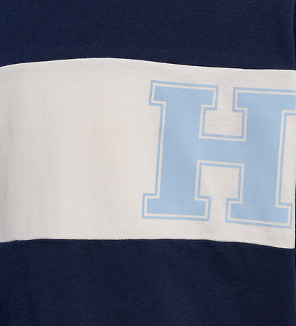 Hummel T-shirt - HmlRobin - Loose - Dress Blues