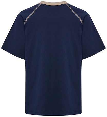 Hummel T-shirt - HmlTimmi - Raglan - Dress Blues