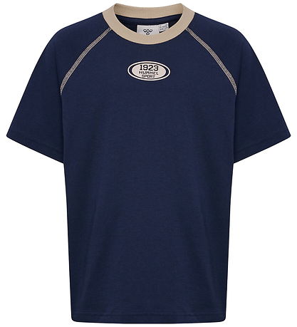 Hummel T-shirt - HmlTimmi - Raglan - Dress Blues
