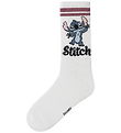 Name It Strømper - Stitch - NkfAdis - Bright White/Wild Ginger