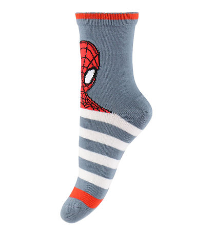 Name It Strømper - 3-pak - Spider Man - NmmMandres - Ombre Blue/