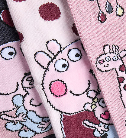 Name It Strømper - 3-pak - Peppa Pig - NmfAmusa - Ombre Blue/Lil