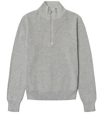 Grunt Bluse - Strik - GrOleg - Light Grey Melange