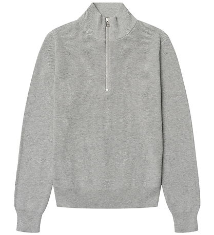 Grunt Bluse - Strik - GrOleg - Light Grey Melange