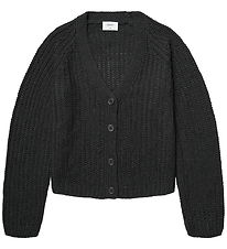 Grunt Cardigan - Strik - GrHoars - Dark Grey Melange