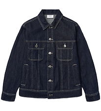 Grunt Denimjakke - GrRicky - Raw Blue