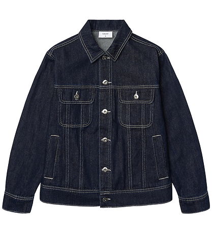 Grunt Denimjakke - GrRicky - Raw Blue