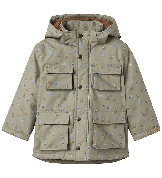 Lil' Atelier Dynejakke - NmmLasnow05 - Overland Trek m. Dyr