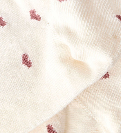 Lil' Atelier Strømpebukser - NmfReba - Turtledove/Withered Rose