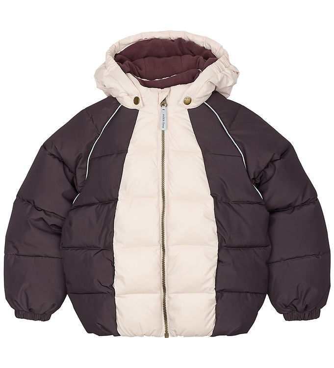 Mikk-Line Dynejakke - Glow in the dark - Raisin