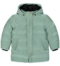 Mikk-Line Dynefrakke - Shiny - Iceberg Green