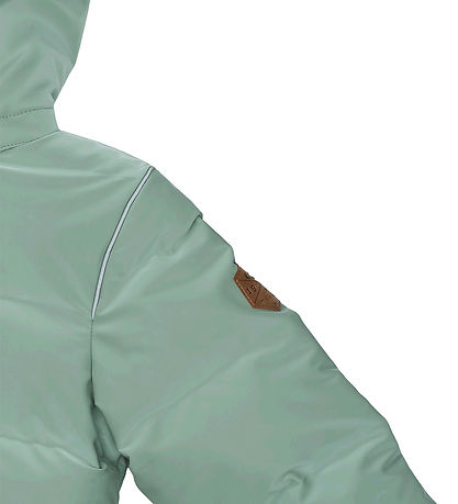Mikk-Line Dynefrakke - Shiny - Iceberg Green