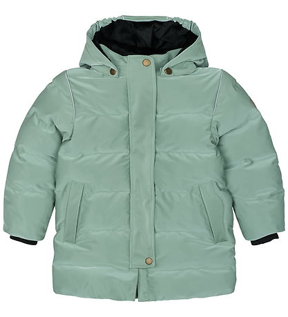 Mikk-Line Dynefrakke - Shiny - Iceberg Green