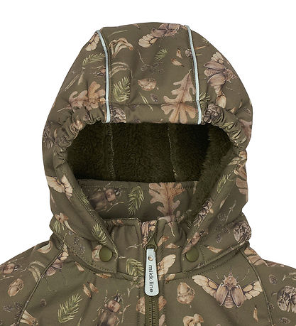 Mikk-Line Softshelljakke m. Fleece - Burnt Olive