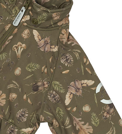 Mikk-Line Softshelljakke m. Fleece - Burnt Olive