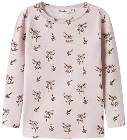 Lil' Atelier Bluse - NmfGayo - Hushed Violet/Apple Rose