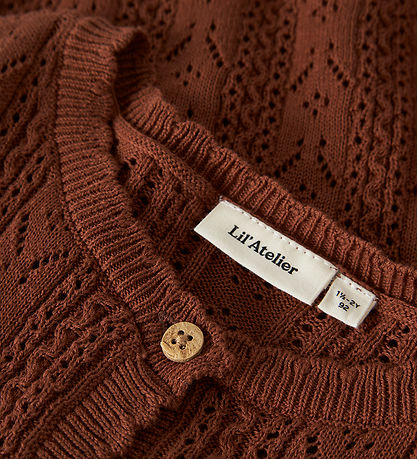 Lil' Atelier Cardigan - Strik - NmfKajsa - Maple Syrup
