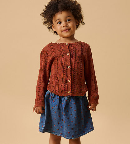 Lil' Atelier Cardigan - Strik - NmfKajsa - Maple Syrup