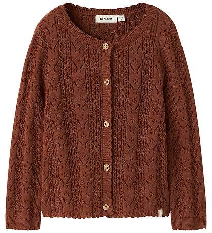 Lil' Atelier Cardigan - Strik - NmfKajsa - Maple Syrup