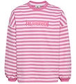 Hummel Sweatshirt - hmlJR Geggo - Fuchsia Pink