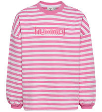 Hummel Sweatshirt - hmlJR Geggo - Fuchsia Pink