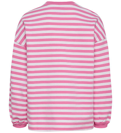 Hummel Sweatshirt - hmlJR Geggo - Fuchsia Pink
