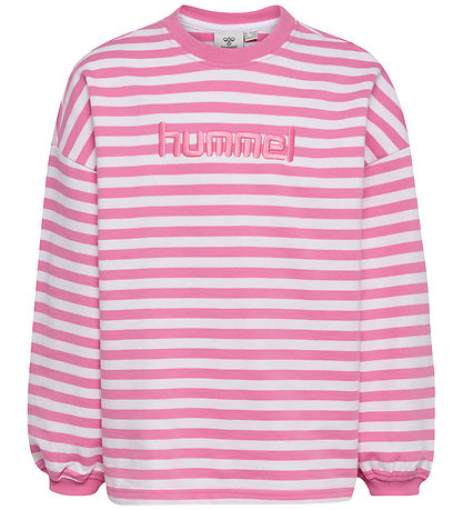 Hummel Sweatshirt - hmlJR Geggo - Fuchsia Pink
