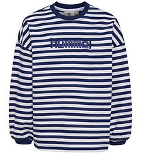 Hummel Sweatshirt - hmlJR Geggo - Medieval Blue