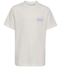 Hummel T-shirt - hmlJR Graphic - Marshmallow