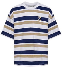 Hummel T-shirt - hmlJR Silly - Medieval Blue