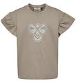 Hummel T-shirt - hmlJR Ruffle - Rock Ridge