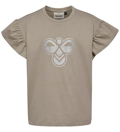 Hummel T-shirt - hmlJR Ruffle - Rock Ridge