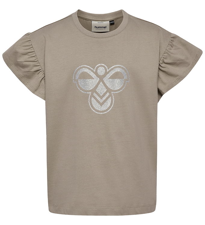 Hummel T-shirt - hmlJR Ruffle - Rock Ridge