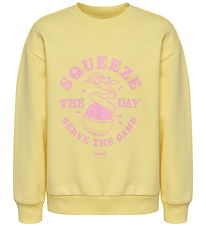 Hummel Sweatshirt - hmlJR Graphic - Mellow Yellow
