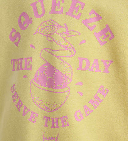 Hummel Sweatshirt - hmlJR Graphic - Mellow Yellow