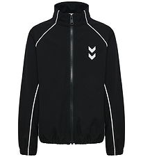 Hummel Träningsjacka - hmlJR Street Tracksuit - Black Beauty