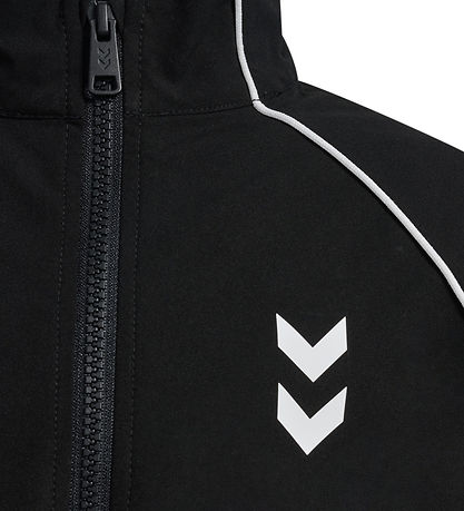 Hummel Træningsjakke - hmlJR Street Tracksuit - Black Beauty