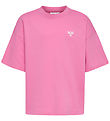 Hummel T-Shirt - hmlJR Silly - Fuchsia Pink