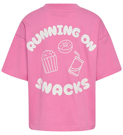 Hummel T-Shirt - hmlJR Silly - Fuchsia Pink