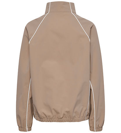 Hummel Træningsjakke - hmlJR Street Tracksuit - Silver Mink