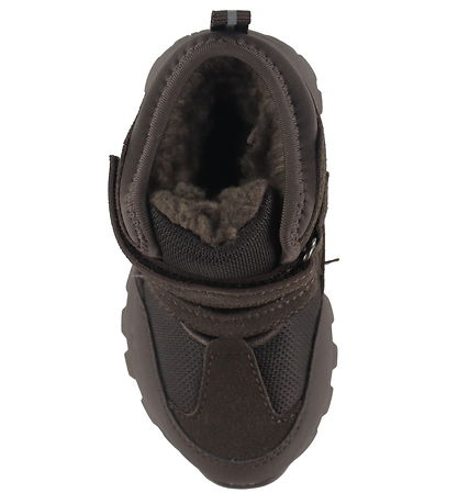 En Fant Vinterstøvler - Velcro TEX - Chocolate Brown