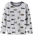 Name It Bluse - Uld -NmmWillit - Arctic Ice/ANIMALS AT WORK