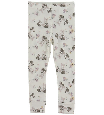 Name It Leggings - Uld - NmfWillit - Snow White/BAMBI + FLOWER