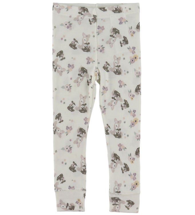 Name It Leggings - Uld - NmfWillit - Snow White/BAMBI + FLOWER