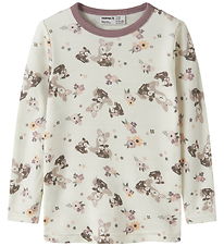 Name It Bluse - Uld - NmfWillit - Snow White/BAMBI + FLOWER