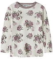 Name It Bluse - Uld - NmfWillitus - Snow White/Flower Bouquet